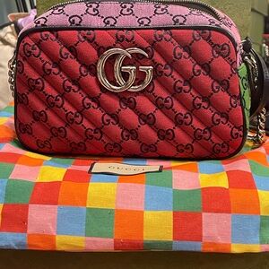 Pre-owned Gucci GG Marmont shoulder bag Multicolor